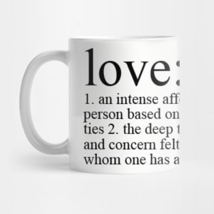 Definition of Love Mug